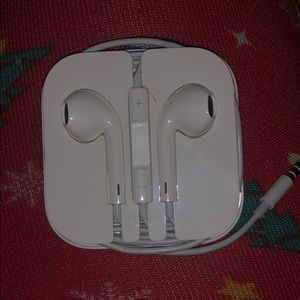 Apple headphones new never used